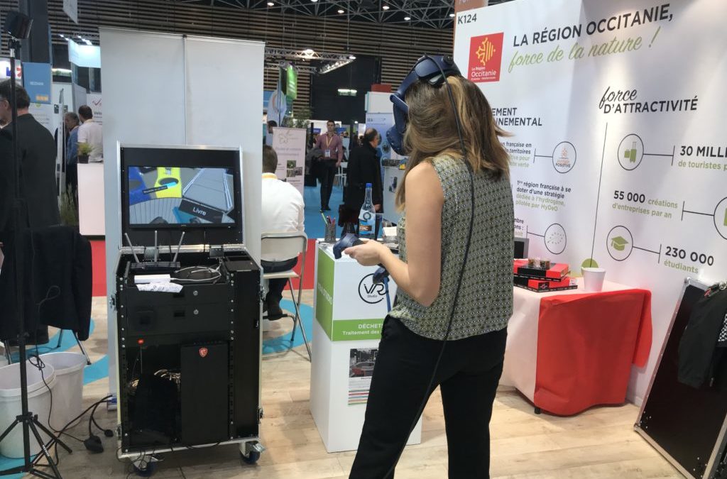 test recyclage VR pollutec 2018