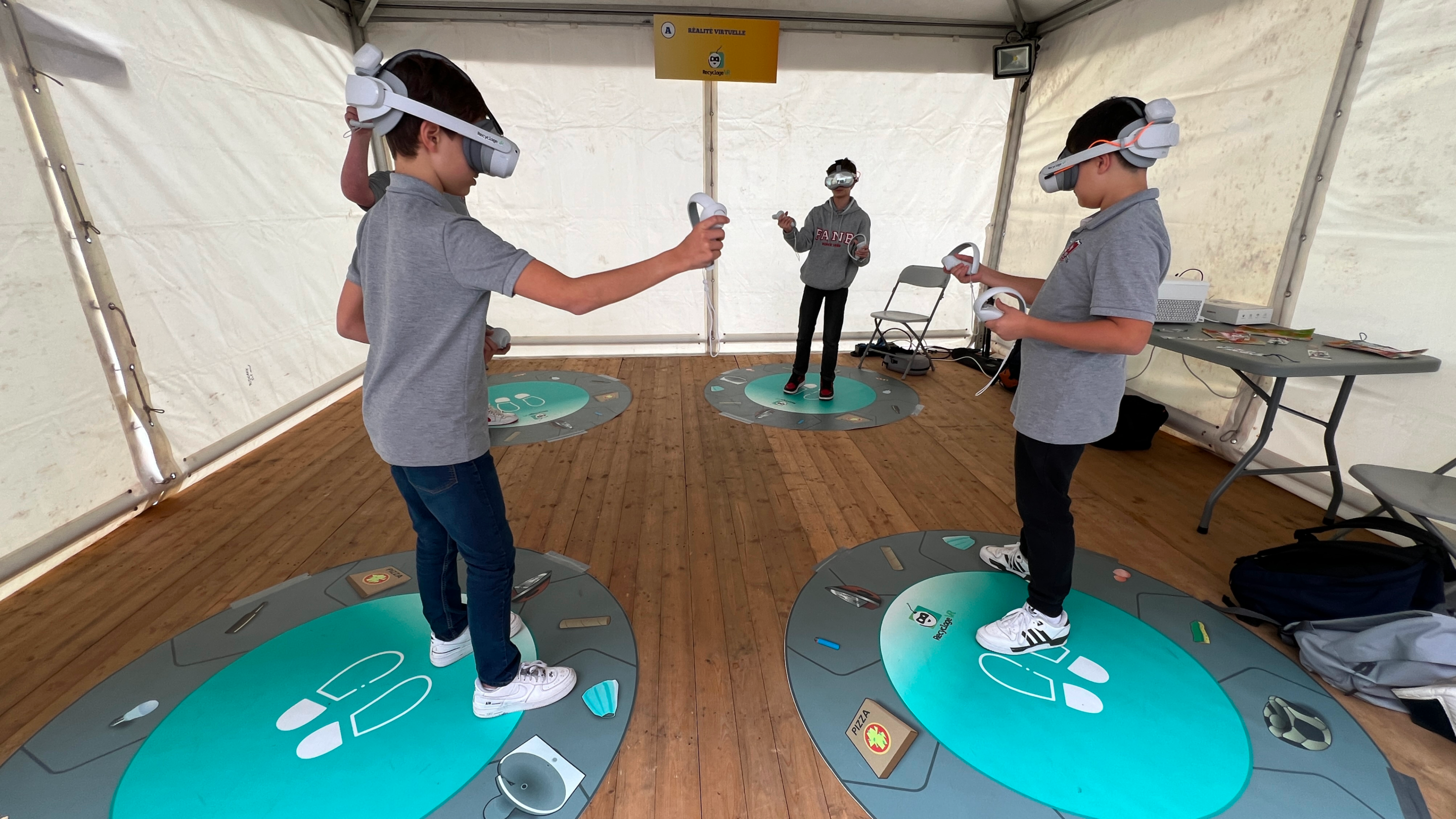 multi joueurs recyclage vr