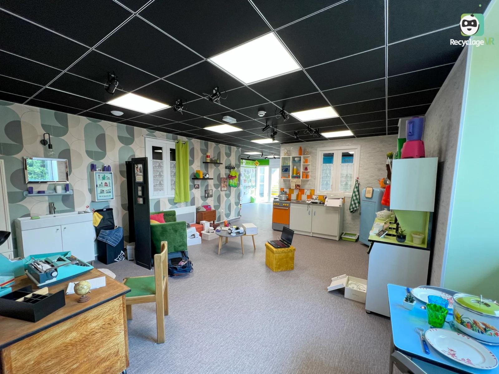 RecyclageVR — SYDOM educational visitor trail opening A room on SYDOM’s ECOTRI educational visitor trail