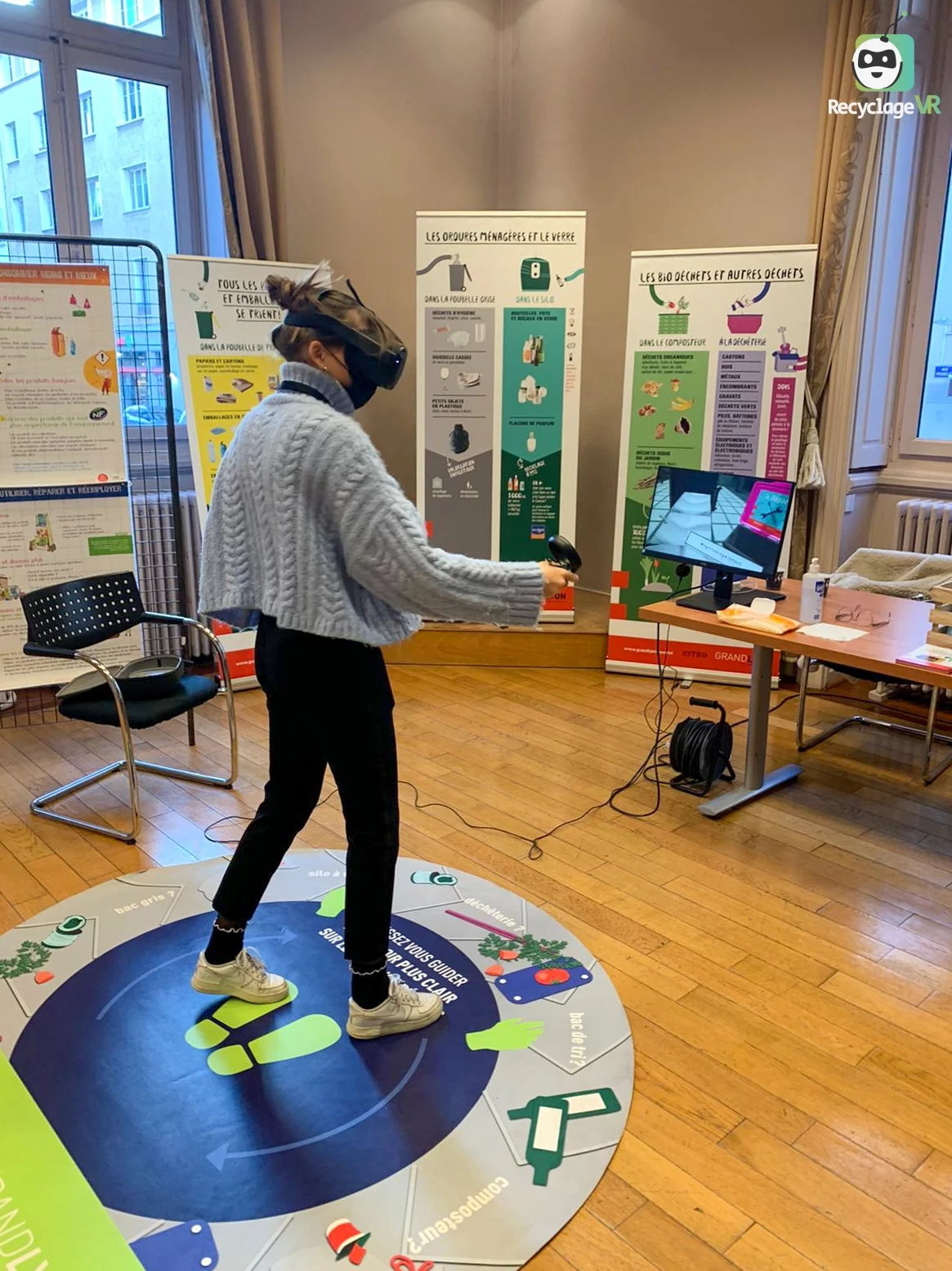 SUEZ activity using RecyclageVR