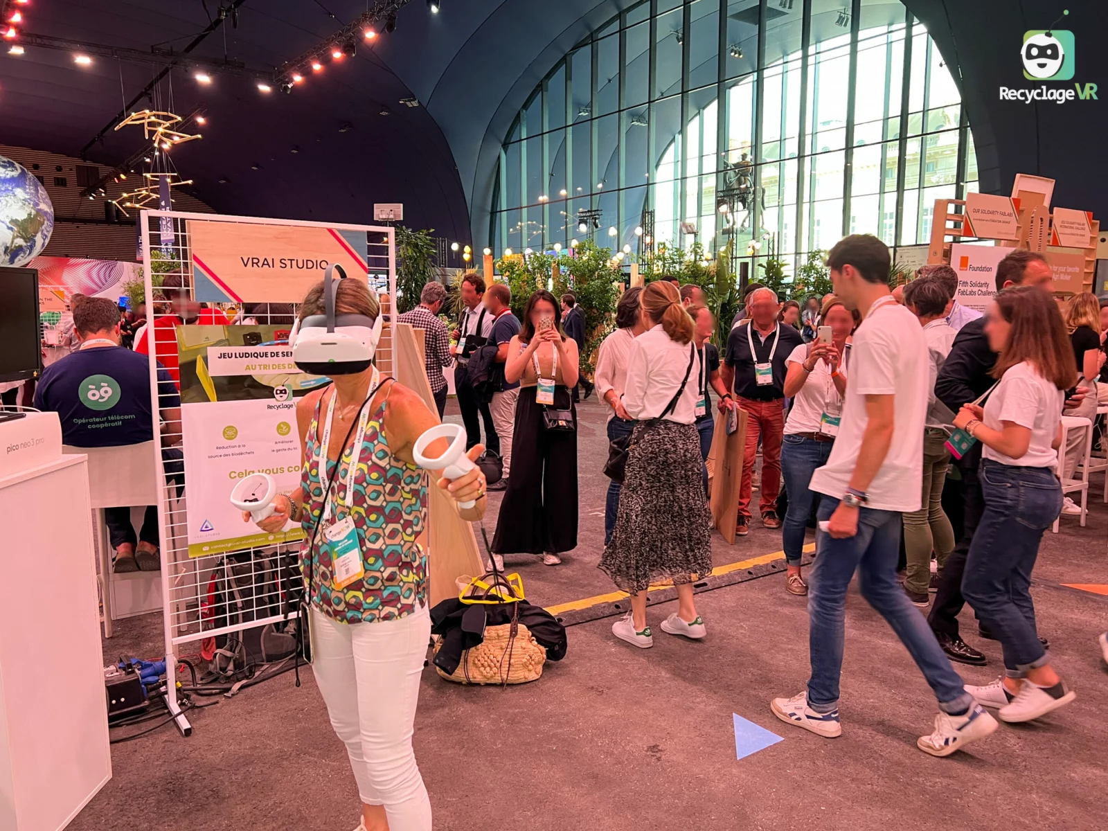 RecyclageVR — ChangeNow RecyclageVR stand at ChangeNOW 2022