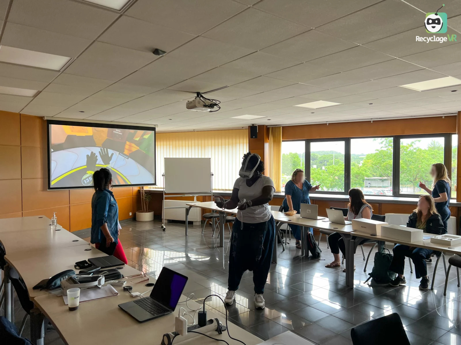 RecyclageVR — Lunel Waste sorting awareness with RecyclageVR in Lunel, 2023