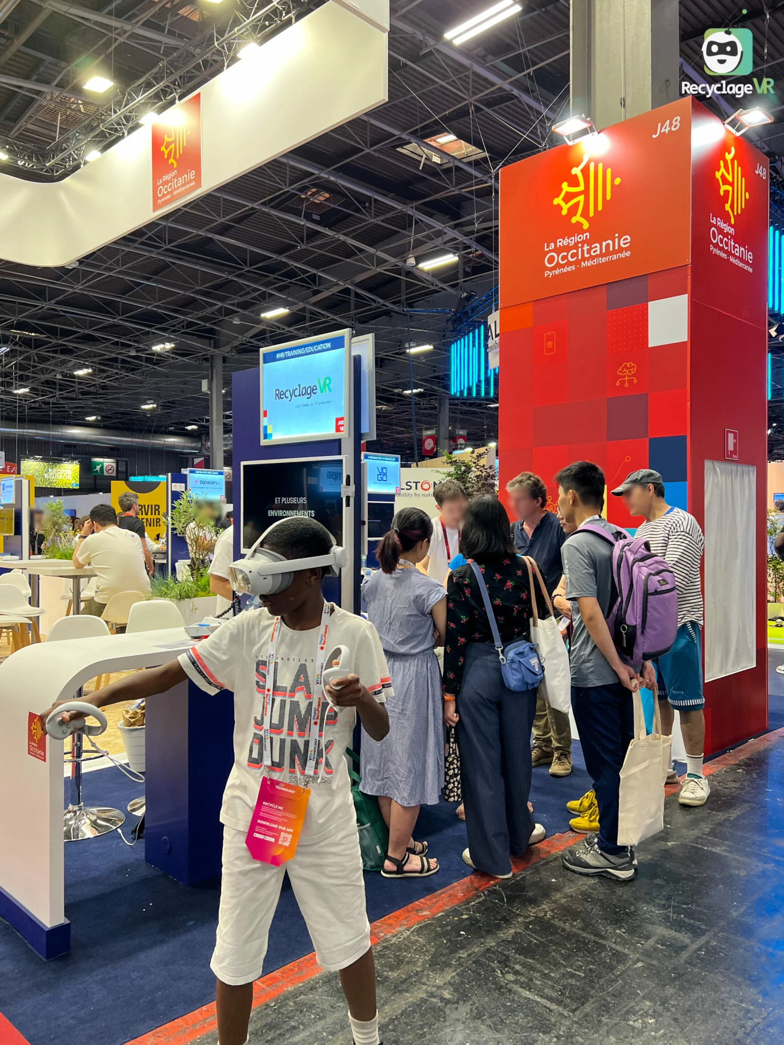 RecyclageVR — Vivatech 2023 RecyclageVR stand at VivaTech 2023