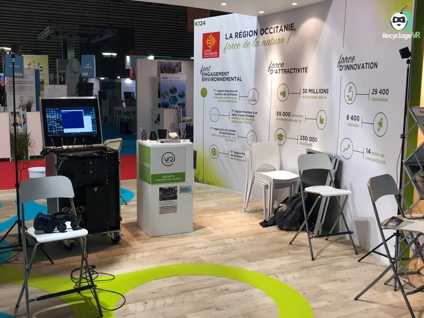 RecyclageVR — Pollutec RecyclageVR on the Occitanie Region pavilion at Pollutec 2018