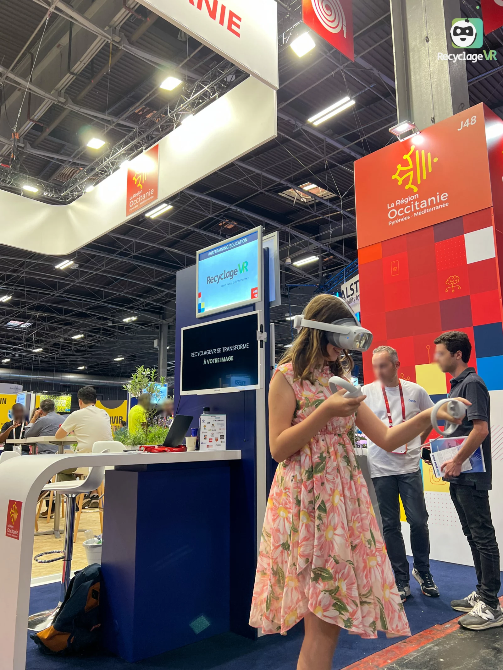 RecyclageVR — Vivatech 2023 RecyclageVR stand at VivaTech 2023