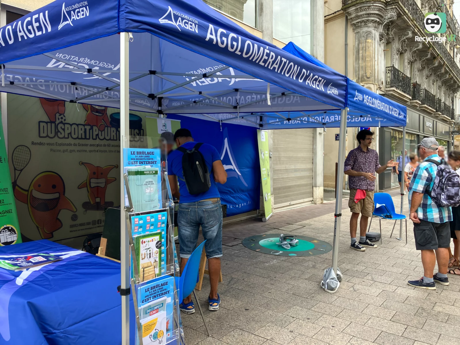 RecyclageVR — Agen RecyclageVR stand at the 2023 Agen festival