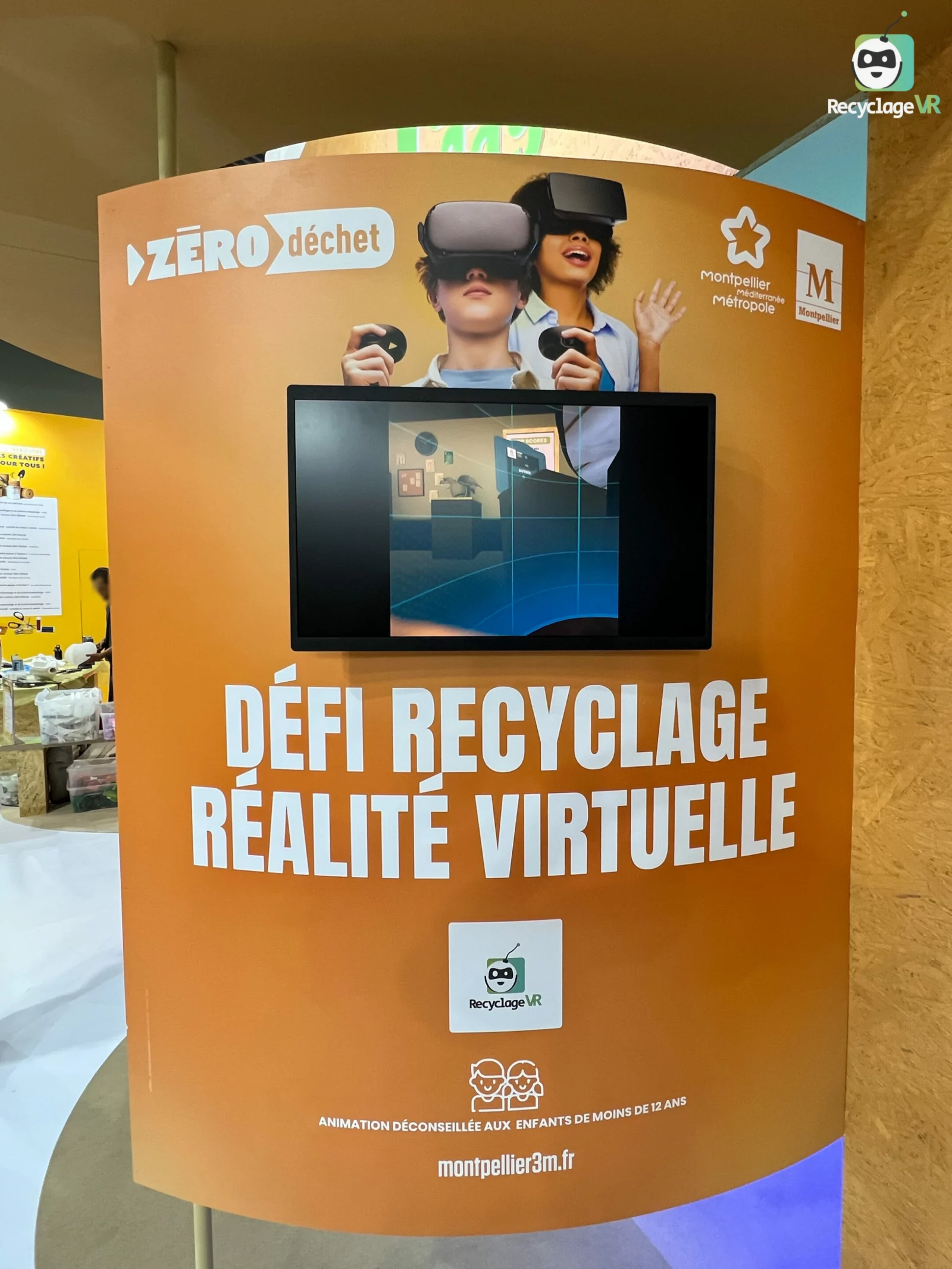 RecyclageVR in Montpellier, 2022 European Week for Waste Reduction, November 2022, Montpellier metropolitan authority