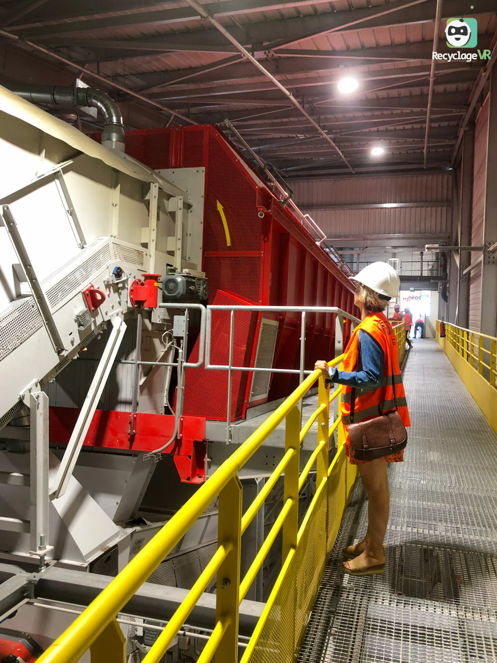 RecyclageVR — SYDOM educational visitor trail opening Visit to SYDOM’s ECOTRI sorting centre