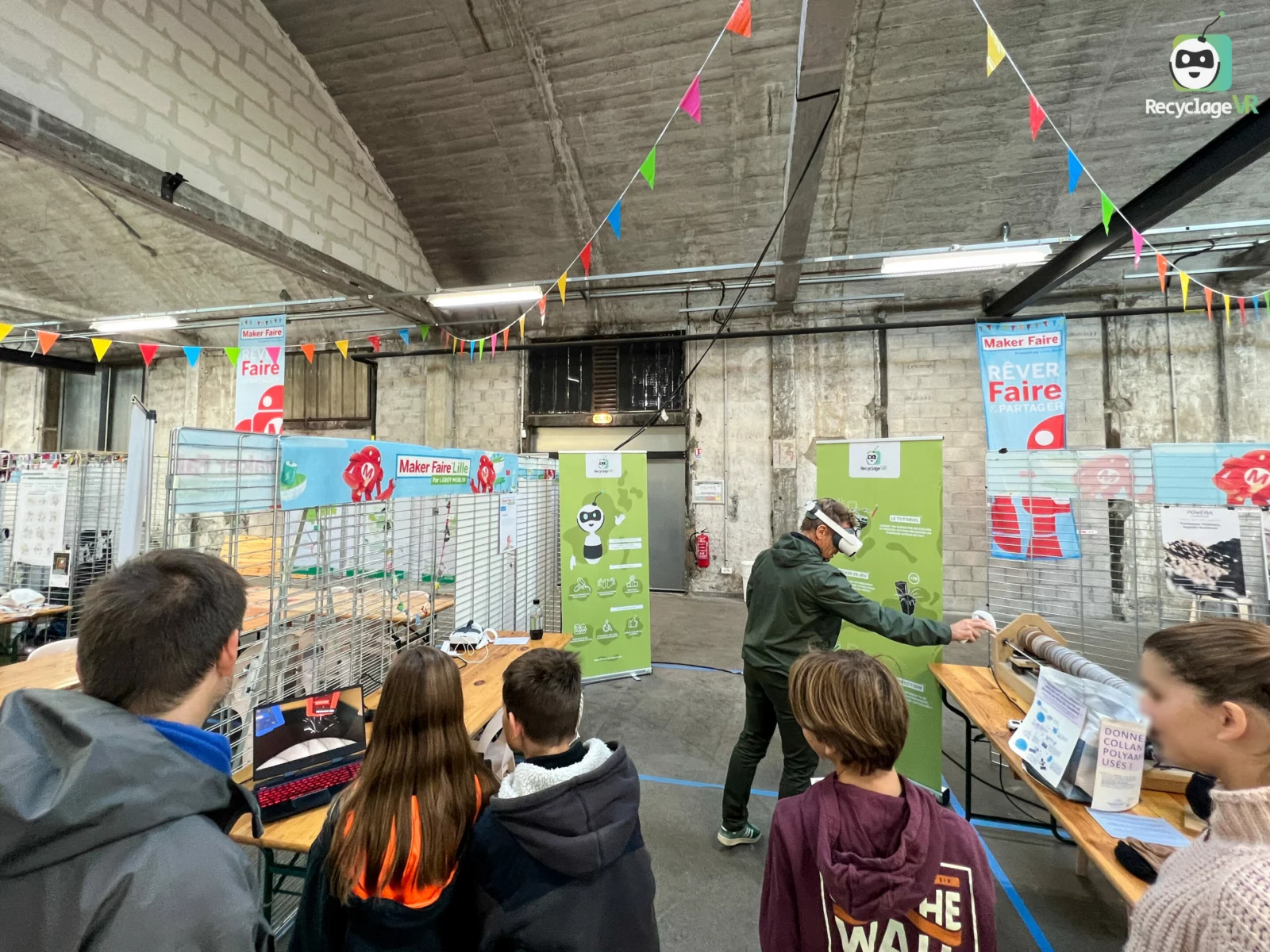 RecyclageVR stand at Maker Faire Lille 2022